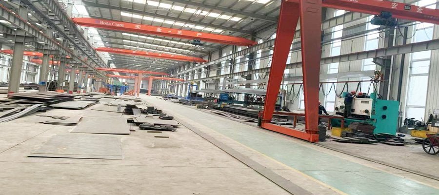 Amile production line -- welding and coating workshop