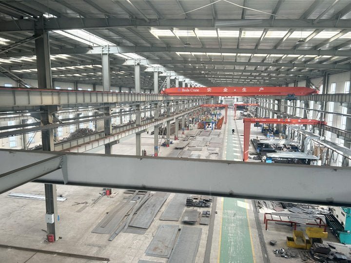 Amile Group factory -- aerial view of production facility