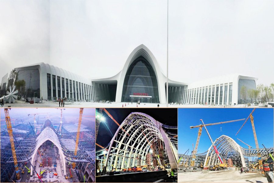 Hebei Exhibition Center Steel Structure Fabrication Project