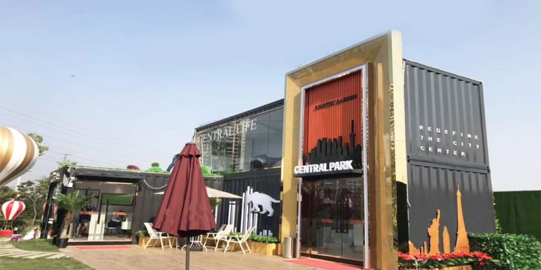 Customized Shipping Container Sales Center Project