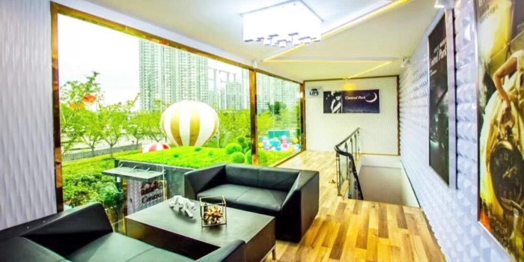 Customized Shipping Container Sales Center Project